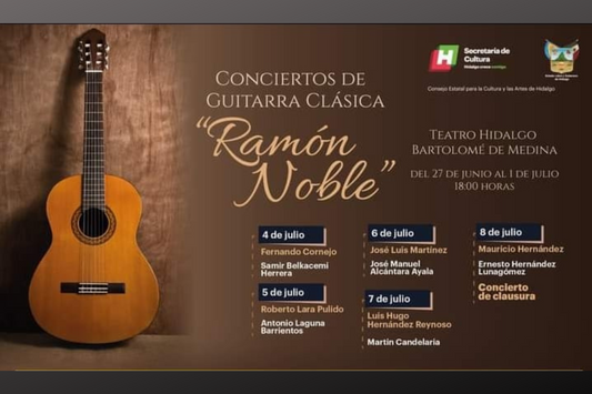 Festival de Guitarra Ramón Noble 2022 en Pachuca, Hidalgo