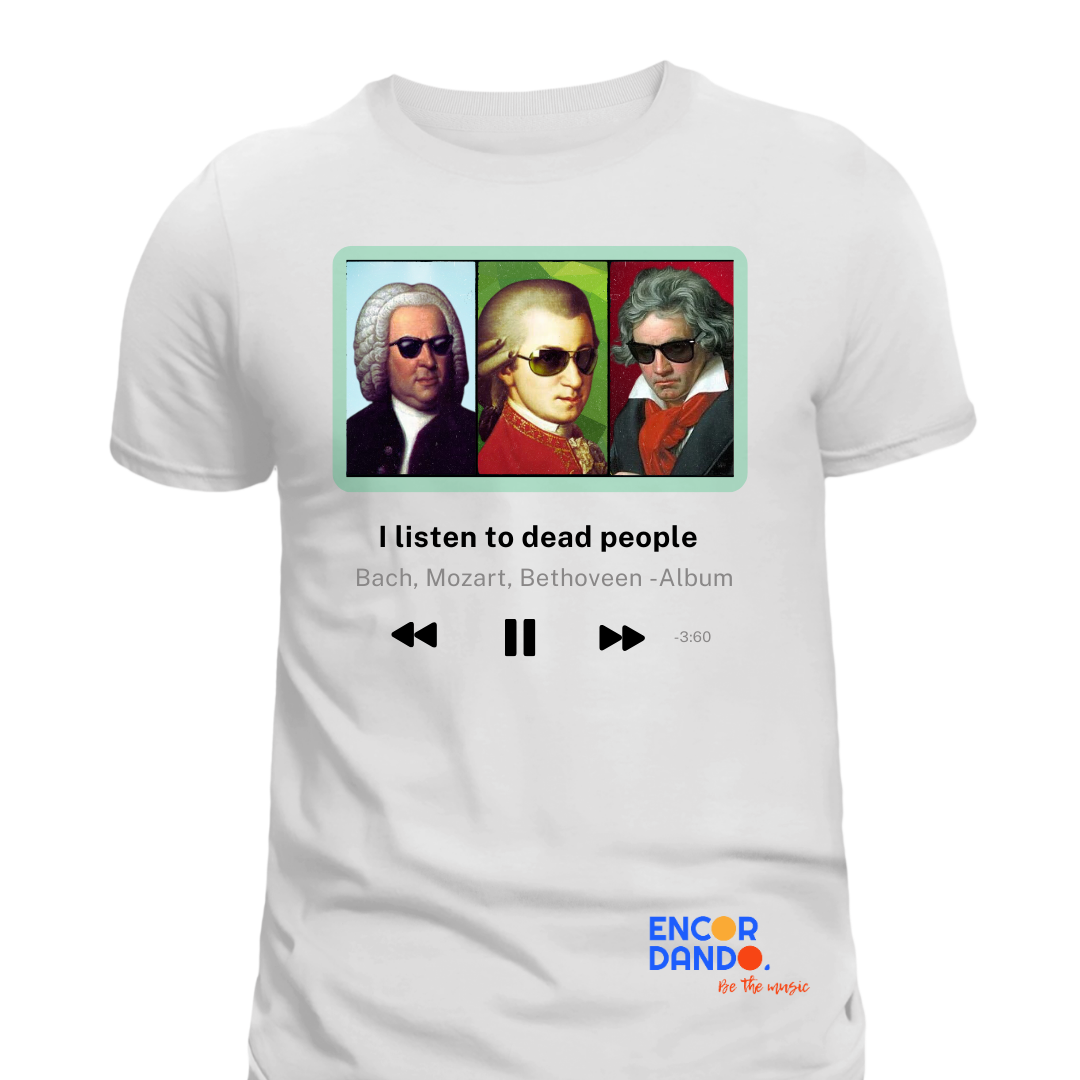 Camiseta "I listen to dead people"