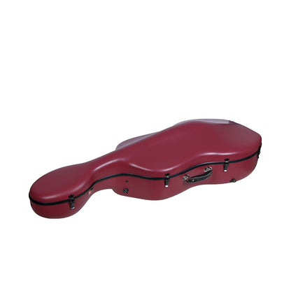 Estuche Crossrock Ultralight Carbon Rojo para Cello