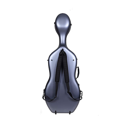 Estuche Crossrock Ultralight Carbon Silver para Cello