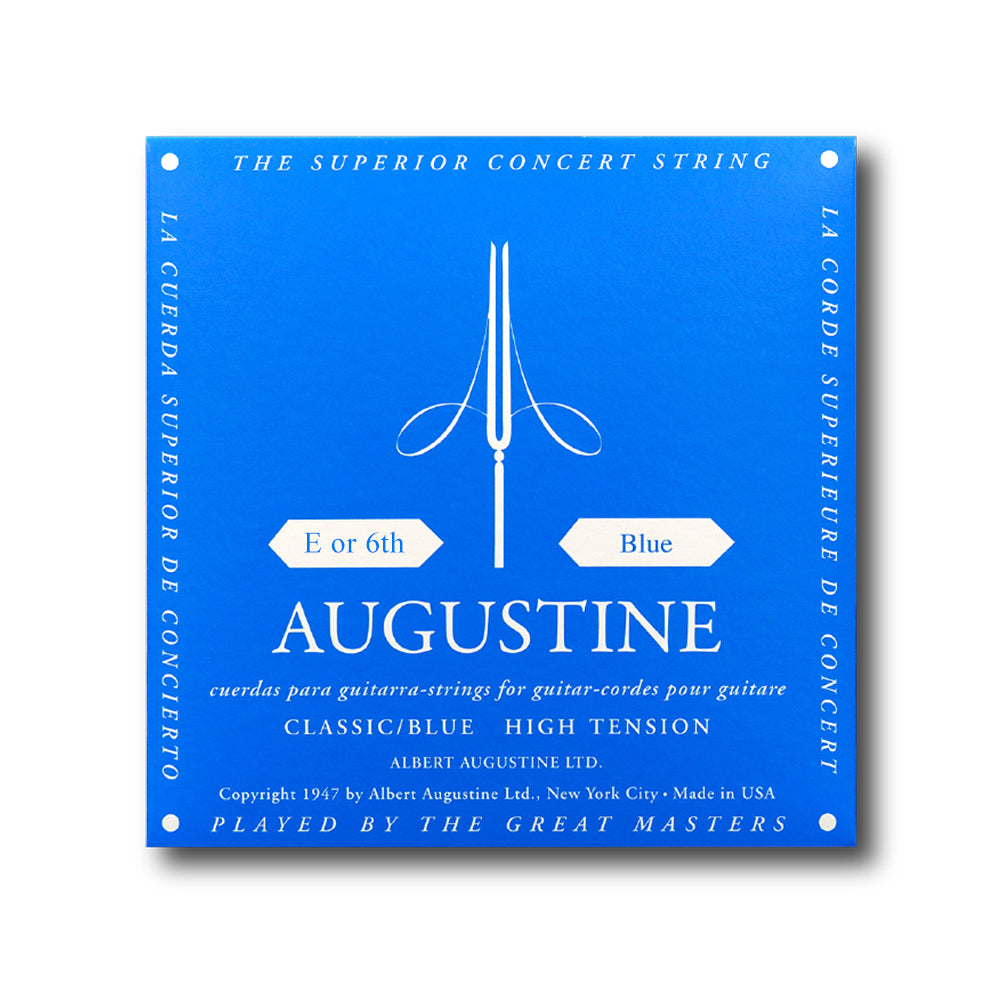 Cuerda para Guitarra Augustine Blue E o 6ta cuerda suelta