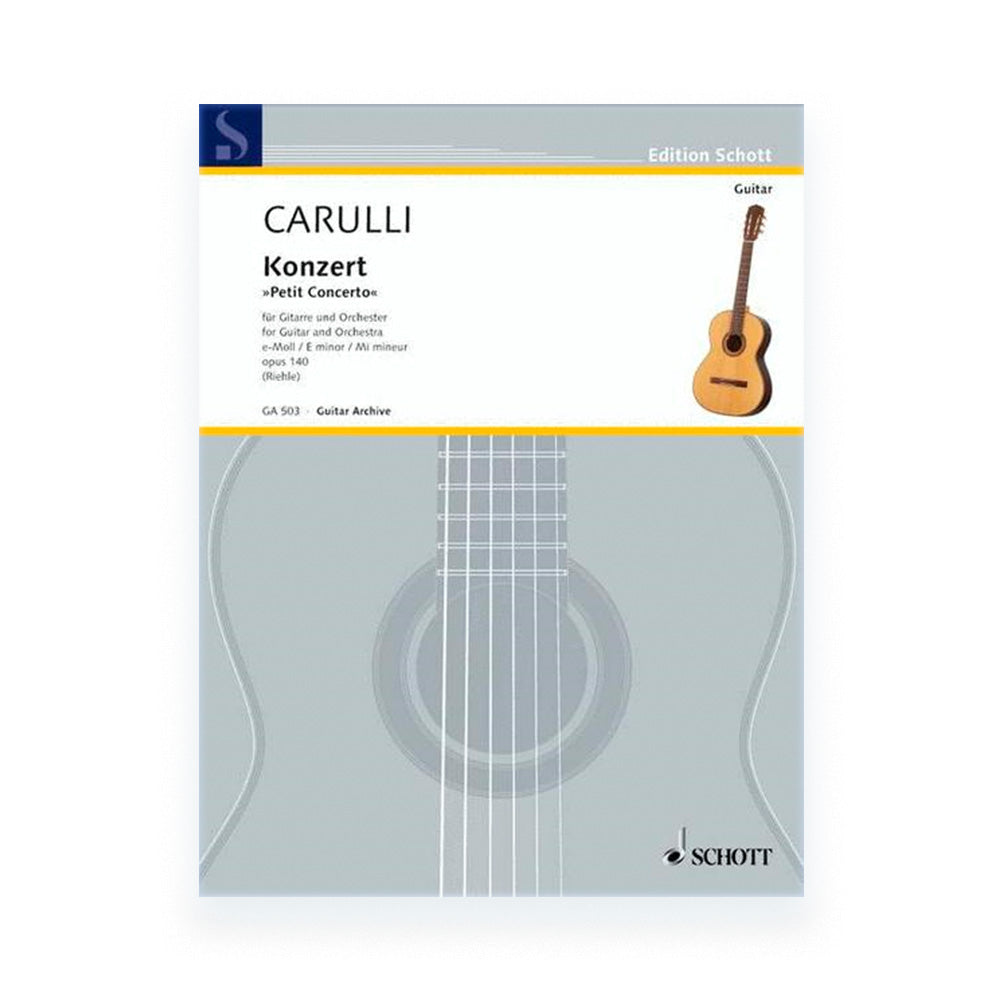 Concierto para Guitarra y Orquesta Op 140, F. Carulli